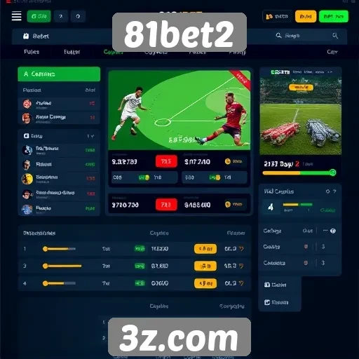 Análise da interface do usuário no 81bet2